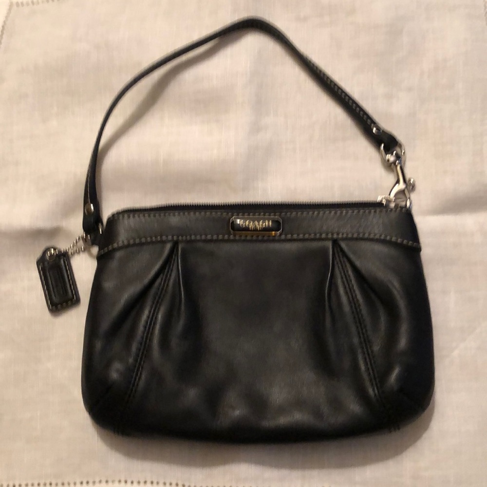 Coach wristlet,black